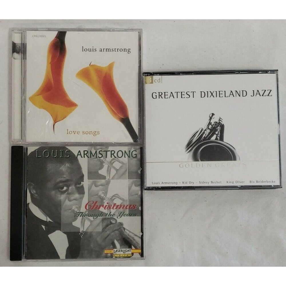 Jazz CD Lot Louis Armstrong Christmas Greats Love Songs Ragtime New Orleans